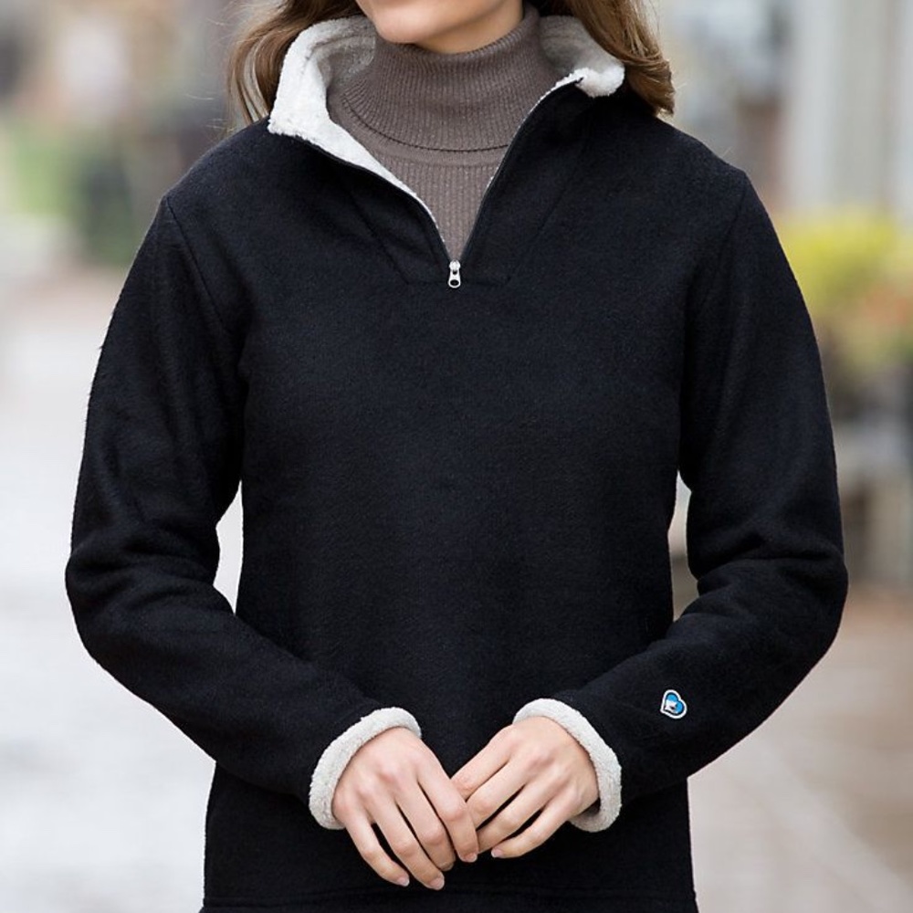 KUHL 1/4 Zip Pullover Winter Alfpaca Fleece Sweater NWT!